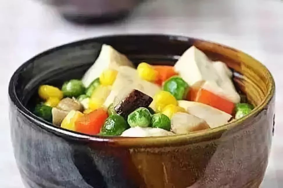 Vegetarian Chinese Home-Style Colorful Tofu