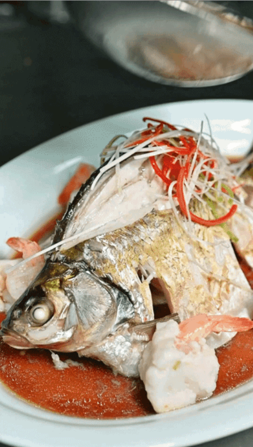 Steamed Wuchang Fish, a signature dish of Hubei cuisine