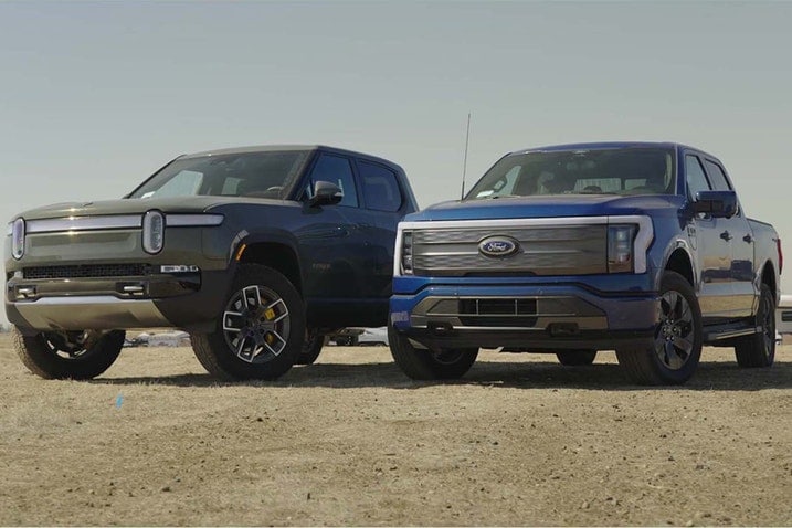 Electric Pickup Trucks: Ford F-150 Lightning vs. Rivian R1T