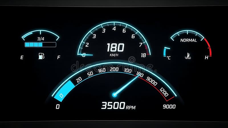 Close-up of a modern car dashboard showing mileage and stats, symbolizing tracking real-world costs after driving 50,000 miles in a gas vs electric comparison