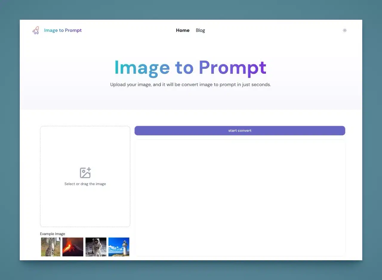 Image to Prompt: Free AI Image-to-Prompt Tool, One-Click Keyword Generation for Midjourney and Stable Diffusion Image to Prompt: Free AI Image-to-Prompt Tool, One-Click Keyword Generation for Midjourney and Stable Diffusion